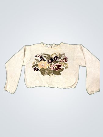 Liz Claiborne Embroidered Knit Cardigan