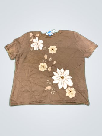 Alfred Dunner Floral Printed Blouse