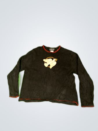 Sag Harbor Black Sweater