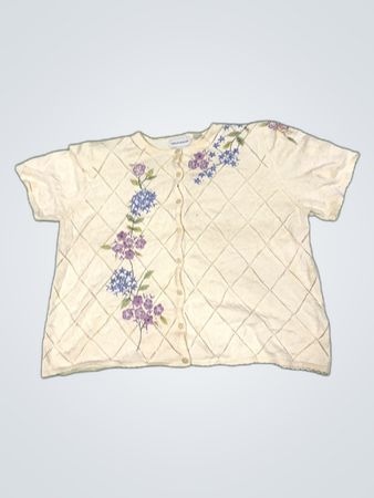 Alfred Dunner Floral Printed Blouse