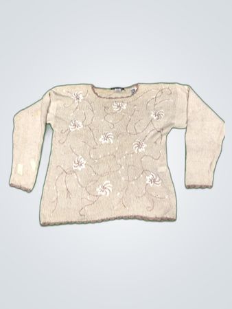 Walter Floral Embroidery Knit Sweater