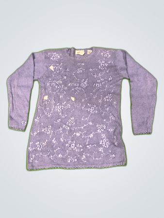 Worthington Floral Knit Sweater