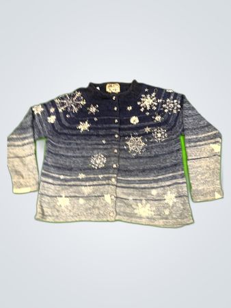 Heirloom Collection Snowflake Knit Cardigan