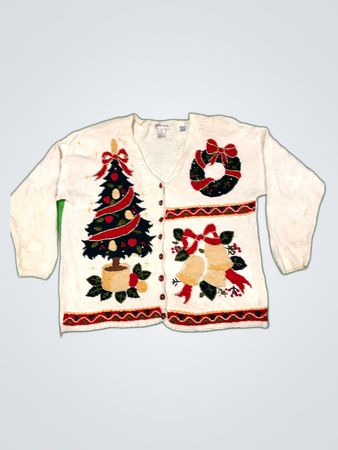 Laura Tyler Christmas Knit Cardigan