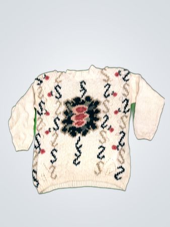 Shenanigans Cream Knit Sweater