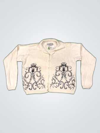 Dress Barn Embroidered Cardigan