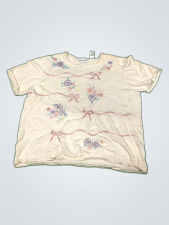 Alfred Dunner Embroidered Floral T-Shirt