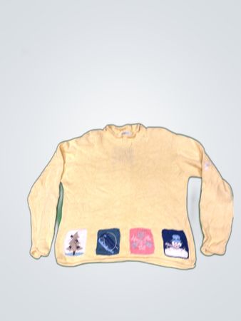 Christopher & Banks Embroidered Knit Sweater