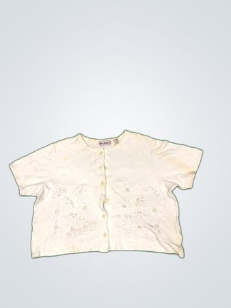 Bechamel Embroidered Cotton Blouse