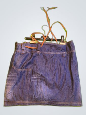 Topshop Denim Mini Skirt