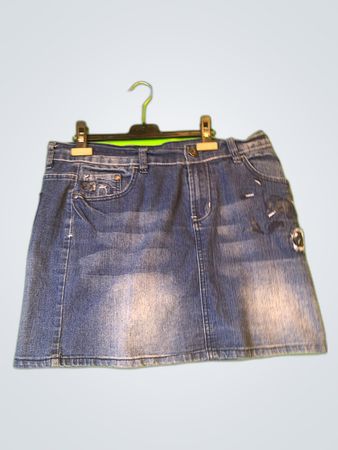 Ikay Denim Mini Skirt