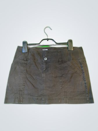 ONLY Khaki Cargo Mini Skirt