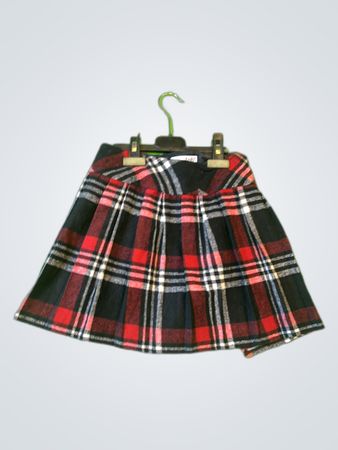 Zara Plaid Mini Skirt