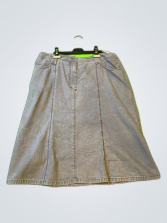 Bonjita Denim Midi Skirt