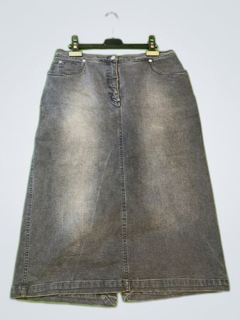 Trussardi Jeans Denim Midi Skirt
