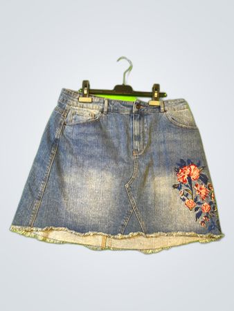 Springfield Denim Mini Skirt