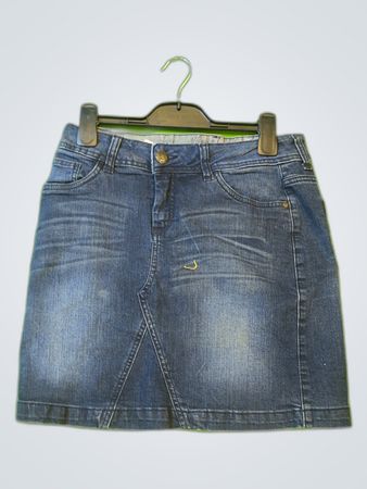 Jessica Cortland Denim Mini Skirt
