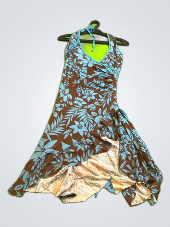 Floral Wrap Mini Dress