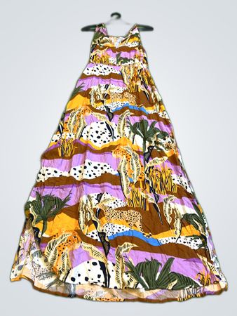 Printed Animal Maxi Dress