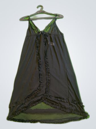 Unbranded Black Lace Slip Dress