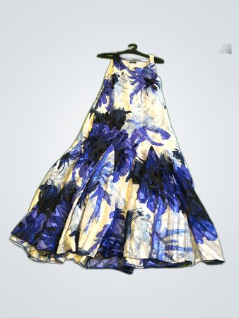 Roman Floral Print Maxi Dress