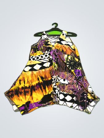 Magna Printed Sleeveless Blouse