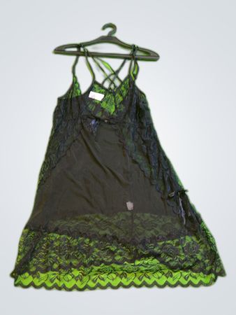 Black Lace Slip Dress