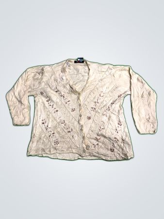 Staccato Floral Embroidered Cardigan