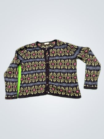 Appleseed's Patterned Knit Cardigan