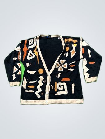 IB Diffusion Patterned Cardigan