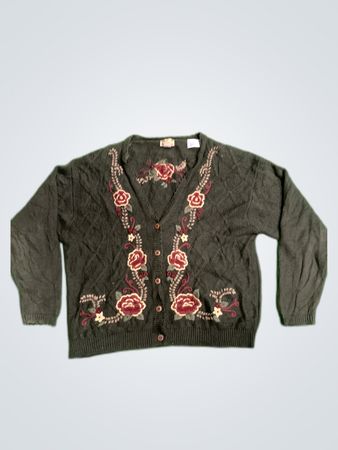 Koret Floral Embroidered Cardigan
