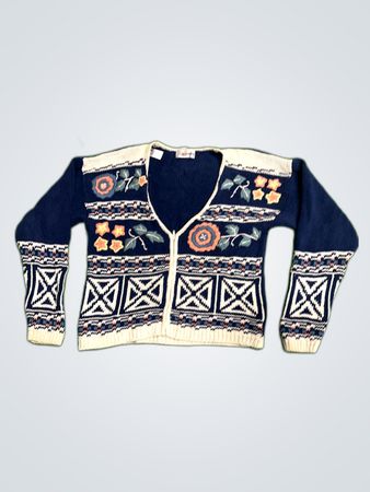 Branndon Floral Knit Cardigan