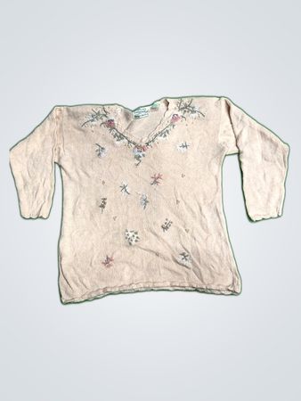Colleen's Collectables Embroidered Knit Sweater