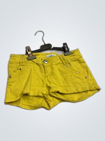 Gourdi Yellow Denim Shorts
