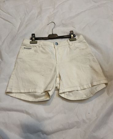 Norga White Denim Shorts