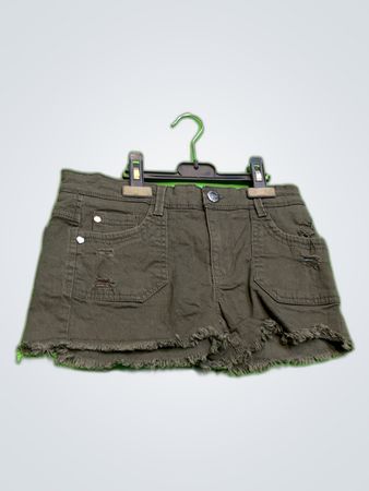Freaks Olive Denim Cargo Shorts