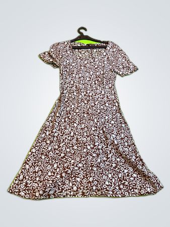 Superior Floral Midi Dress