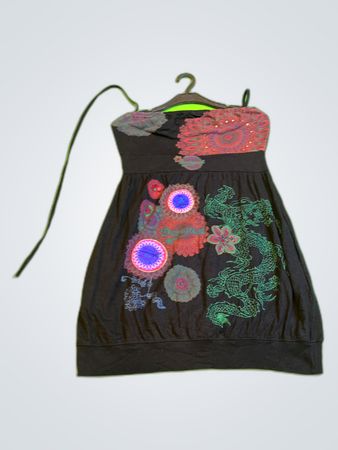 Unbranded Printed Strapless Mini Dress