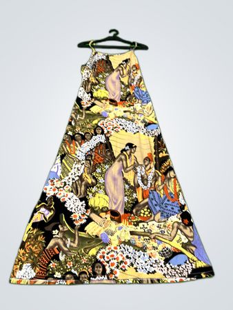 Vibrant Floral Pattern Dress