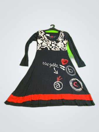 Unbranded Graphic Print Maxi Dress