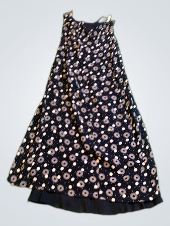 Black Polka Dot Midi Dress