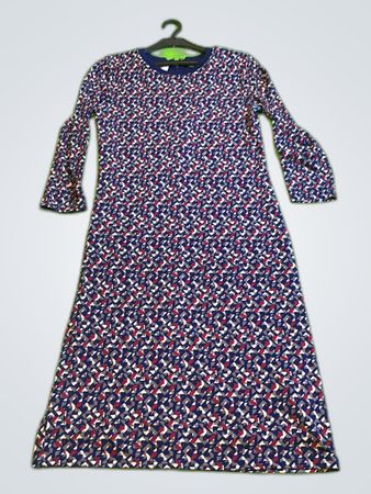 Ralph Lauren Geometric Print Midi Dress
