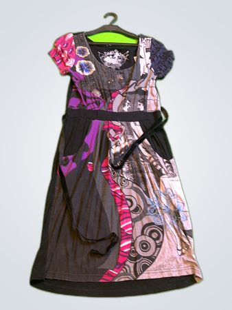 Dress with Graphic Print