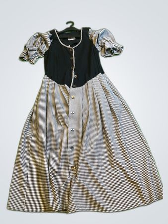 Black and White Gingham Dress