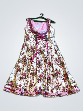 Marjo Trachten Floral Print Mini Dress