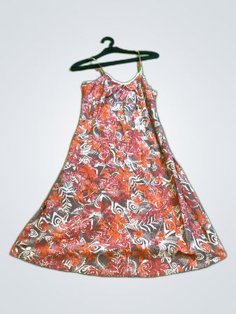 Yessica Floral Print Slip Maxi Dress