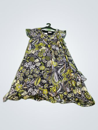 Candace Premium Floral Wrap Midi Dress