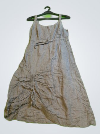 Zara Beige Mini Slip Dress