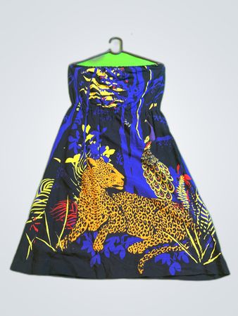Unbranded Strapless Printed Mini Dress