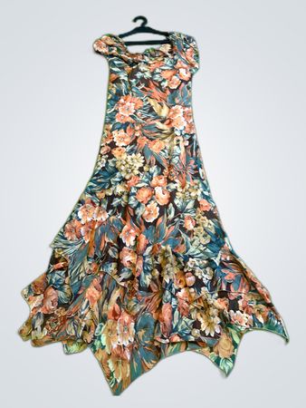 Moda Plus Floral Maxi Dress
